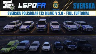 Hur du laddar ner SVENSKA POLISBILAR 13 BILAR till LSPDFR  V 20  GTA 5  Snabbguide 2024 [upl. by Solly]