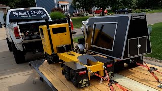 Big Scale RC Trucks at Dave amp Eds Swap Meet [upl. by Sedaiuqlem]