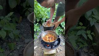 Outdoor Cooking In Jamaica shortsfeed outdoorcooking outdoors [upl. by Alda487]