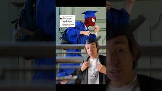 I wore ANDREW GARFIELD’S shirt to my graduation🕷️🕸️ [upl. by Sivrad]