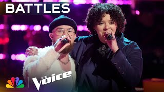 Shye and Jamison Pucketts Cover of quotLove Yourselfquot Blows the Coaches Away  The Voice Battles  NBC [upl. by Rikahs668]