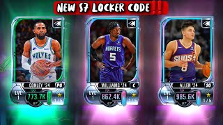 Claimed Mini Pwr Cap Rewards And Redeem New S7 Locker Code NBA 2k Mobile [upl. by Brianna208]