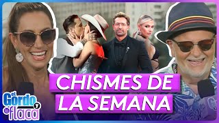 Nodal y Ángela Aguilar Gabriel Soto e Irina Baeva  Lo Mejor de la Semana  El Gordo y La Flaca [upl. by Ettener391]