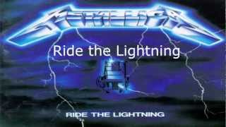 Metallica  Ride the Lightning Instrumental album HQ [upl. by Turpin]