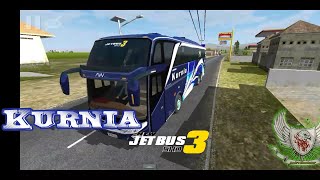 BUSSID  KURNIA JETBUS 3 SHD  LIVERY SKIN  bagibagiliverybussid [upl. by Colis633]