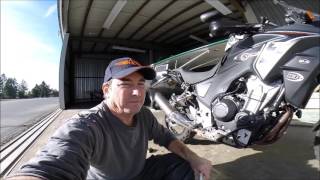 Rally Raid CB500X Tractive Suspension Tuning [upl. by Babby]