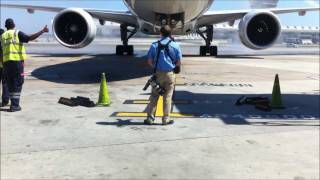 NH 2 Pulling into Gate with Water Cannon Salute HD [upl. by Winter]