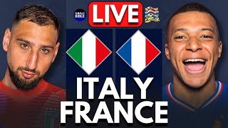 🔴ITLAY vs FRANCE LIVE  UEFA Nations League 2024  Full Match LIVE Today [upl. by Senn]