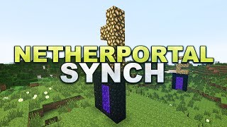 Minecraft  Nether Portal Synchronizing  Tutorial 117 [upl. by Norreht614]