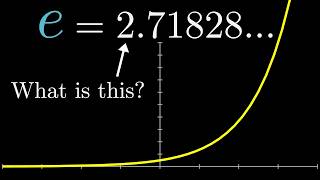 Whats so special about Eulers number e  Chapter 5 Essence of calculus [upl. by Adnirim]