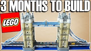 The Longest LEGO Build Ever LEGO Tower Bridge [upl. by Maharg]