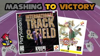 International Track amp Field PS1  The Fun of Button Mashing  QF Dan [upl. by Hays]