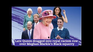 Late Queen dragged into royal racism row over Meghan Markles Black equerry [upl. by Aileen226]