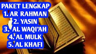 Surah Ar RahmanSurah YasinSurah Al WaqiahSurah Al Mulk amp Surah Al Kahfi [upl. by Dituri]