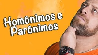 Homônimos e Parônimos Prof Noslen [upl. by Ellekim]