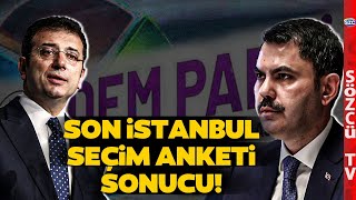 Son İstanbul Seçim Anketi Sonucu Ekrem İmamoğlu Farkı DEM ve CHPden Esenyurt Atağı [upl. by Frulla]