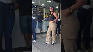 Calça wide leg cargo 3 mulheres com tamanhos diferentes qual vestiu melhor Comenta aí [upl. by Giustino989]