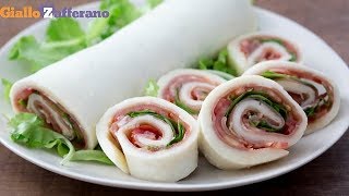 Rotolo di mozzarella farcito  Ricetta in 1 minuto [upl. by Tzong]