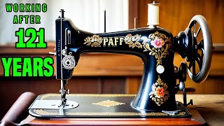 1912s PFAFF Sewing Machine Restoration  sewing machine repair at home  not stitching [upl. by Arawaj]