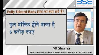 know What does Fully Diluted Basis MeanHindi [upl. by Namlak702]