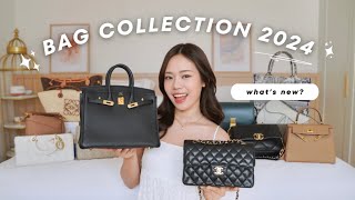 LUXURY BAG COLLECTION amp REVIEW 2024  a lot of new purchases 🥰 [upl. by Ronny]