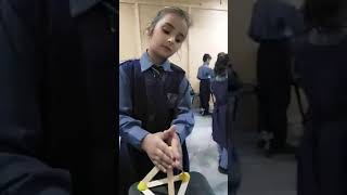 Students learning to make 3D shapes [upl. by Aiet]