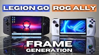 Legion Go vs ROG Ally FSR 3 Frame Generation Tested In 5 Games [upl. by Yasdnil886]