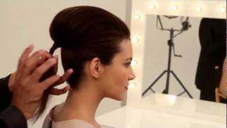 Hair Tutorial Sleek Retro Updo [upl. by Maiga]