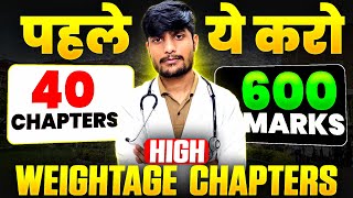 LAST 5 MONTHS NEET2025 🔥MOST HIGH YIELDING CHAPTERS OF BIO CHEM amp PHY✅neet2025 aiims [upl. by Annawak]