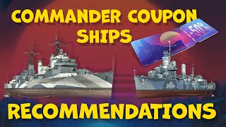 Commander 50 Coupon Ship Recommendations 128 Anniversary Event [upl. by Anyd]