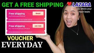 HOW TO GET FREE SHIPPING VOUCHER IN LAZADA See discription box to get 200 worth of vouchers [upl. by Ajile211]