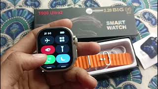 t900 ultra 2 smartwatch connect to phone t900 ultra 2 smartwatch review smart watch ultra watch [upl. by Ycam]