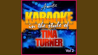 Proud Mary In the Style of Tina Turner Karaoke Version [upl. by Ztnaj]