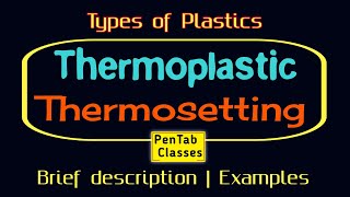 Types of Plastics  Thermoplastic  Thermosetting  Examples  Uses [upl. by Elazaro]