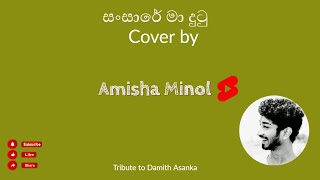 සංසාරේ මා දුටු  Cover by Amisha Minol [upl. by Lamoree]