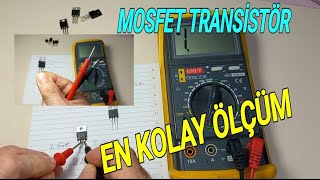 Mosfet Ölçümü Sağlamlık Kontrolü Nasıl Yapılır Basit Şekliyle 💯 [upl. by Lupe82]