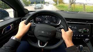 2020 Lynk amp Co 01 15l 261 HP POV Test drive CARiNIK So good PHEV [upl. by Aihsital]