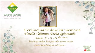 Misa presencial y online en memoria de Fiorella Valentina Ureña [upl. by Aitan]