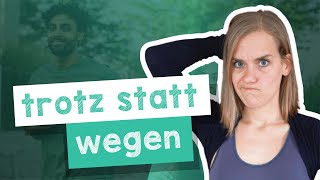 Genitivpräpositionen im Deutschen  B2 mit Jenny [upl. by Bradwell]