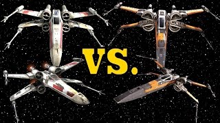 Rebel T65 XWing vs Resistance T70 XWing  XWing Starfighter Comparison [upl. by Nnaitsirk748]