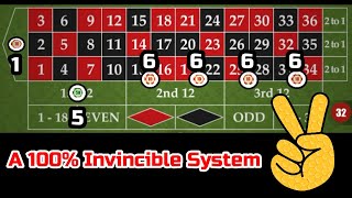 A 100 Invincible System Win At Roulette [upl. by Paver51]