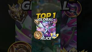 60 Winrate Alice S33 Build Mobile Legends mobilelegends mlbb gaming [upl. by Elleirol]