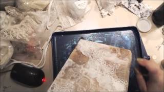 Shabby Chic Wedding Dress Boudoir Tutorial Part 1 [upl. by Mendie]