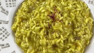 Oggi ti sveliamo la VERA RICETTA del RISOTTO ALLA MILANESE imperdibile [upl. by Aicined]