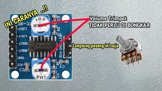 Cara pasang potensio pada PAM 8406 TANPA BONGKAR Trimpotnya [upl. by Deborath573]