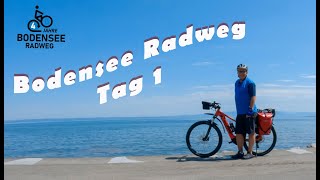 Bodensee Radweg Tag 1 Von Lindau nach Steckborn Jubiläumstour 2023 [upl. by Collier]