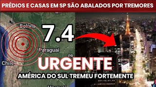 Terremoto no Chile de 74 ABALO FOI TÃO VIOLENTO que TREMEU SP terremotochile [upl. by Reppart]