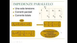 Impedenze equivalenti  Serie e Parallelo impedenza circuiti elettrotecnica [upl. by Hester251]