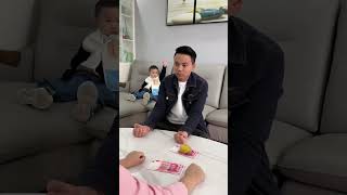 Dad Thought It Was Moms Luck funny fatherhoodmoments baby cute fatherhood comedy cutebaby [upl. by Arriaet]