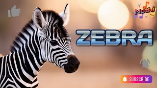 🦓 quotZEBRA W PASKI  Rytmiczna Piosenka dla DZIECI 🎶 [upl. by Ecitnerp884]